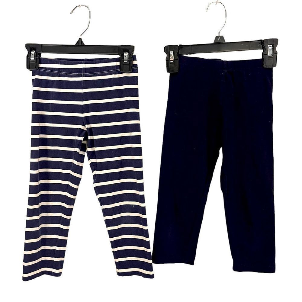 2 Pair H&M Girls Leggings Size 6-7